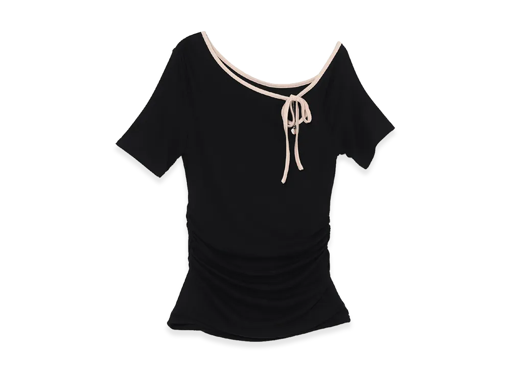 ANDMARY Women's Chloe Charm Tops "Black"