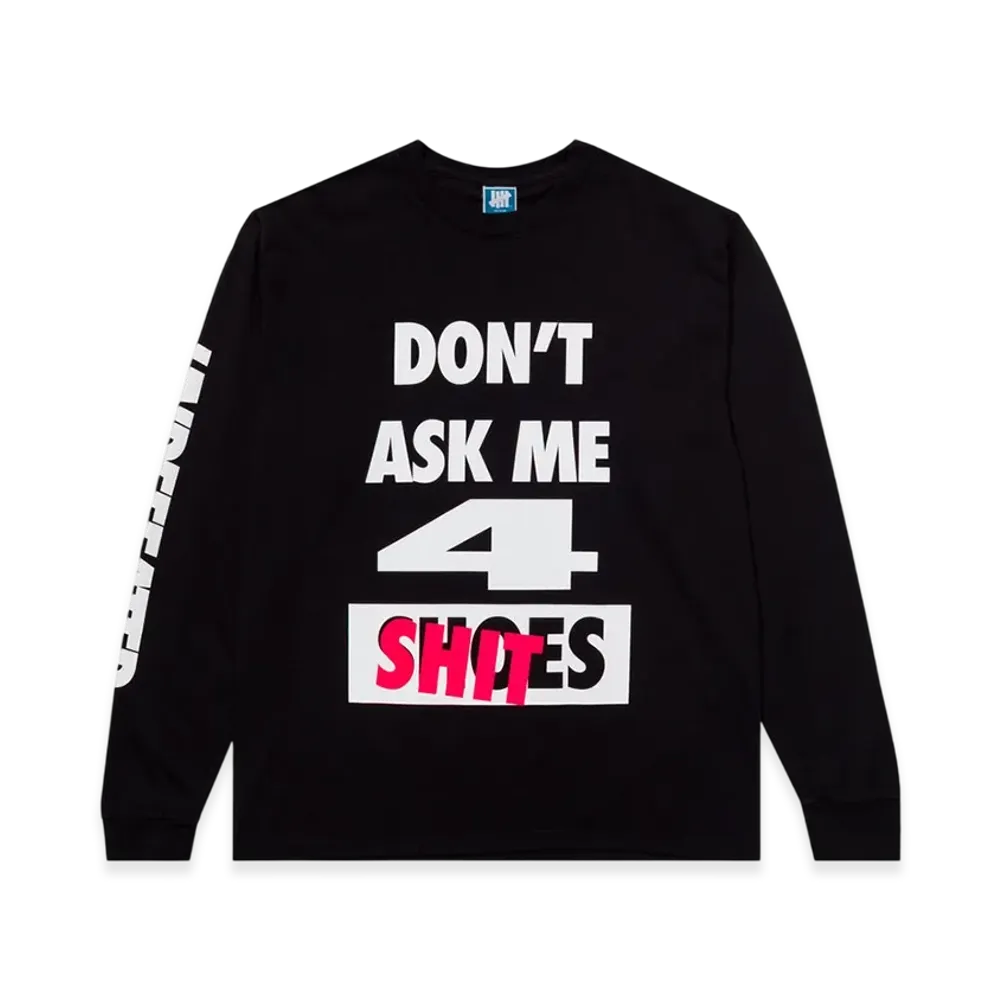 UNDEFEATED Don't Ask L/S Tee "Black"