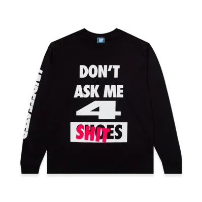 UNDEFEATED Don't Ask L/S Tee "Black"
