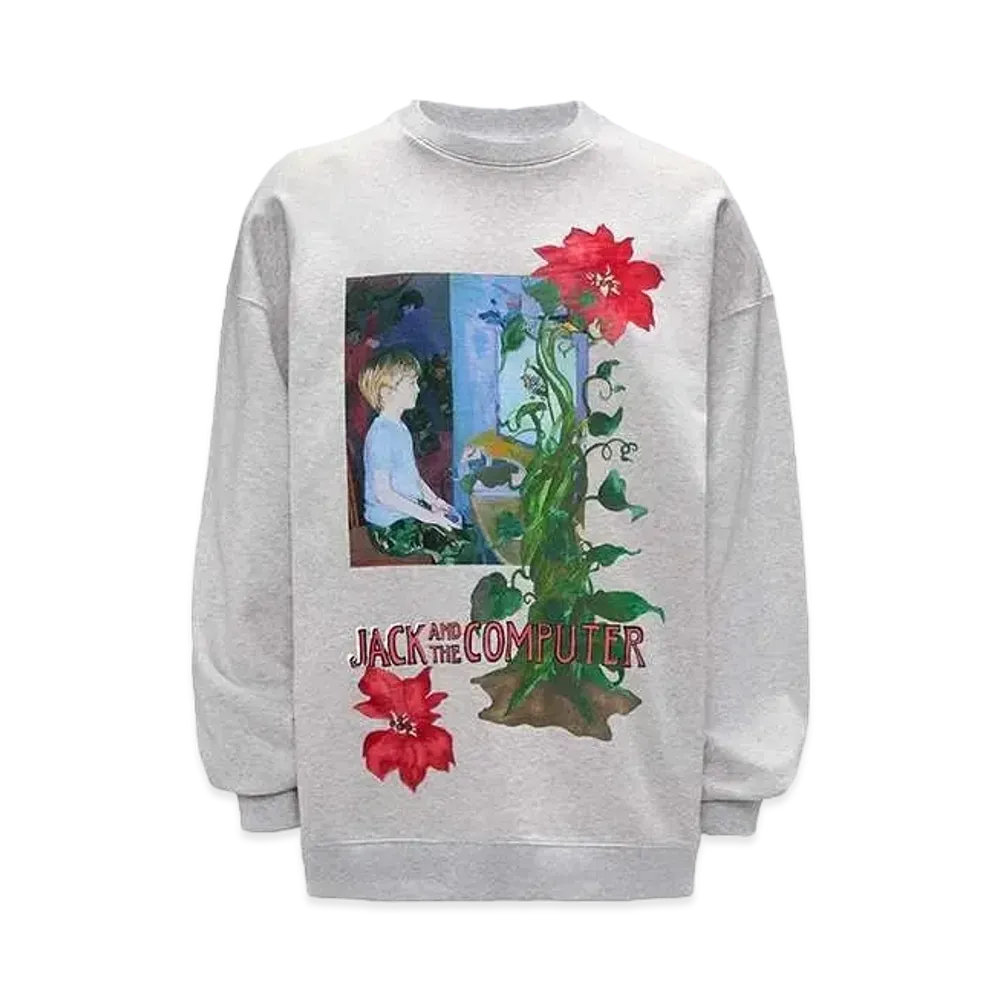 JW ANDERSON Print Sweatshirt "Grey"