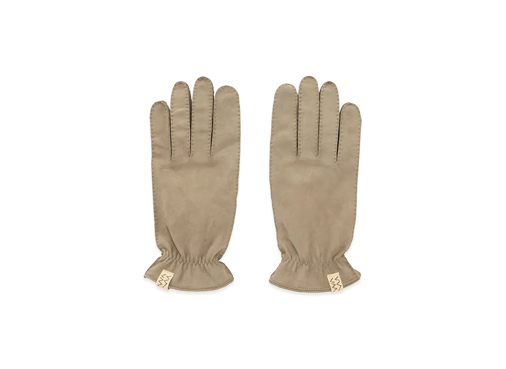 visvim Leather Gloves "Khaki"