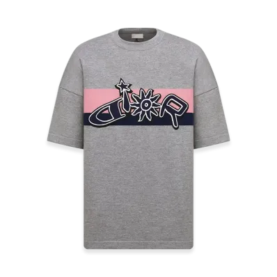 Dior x Lewis Hamilton T-Shirt in Wool Knit "Gray"