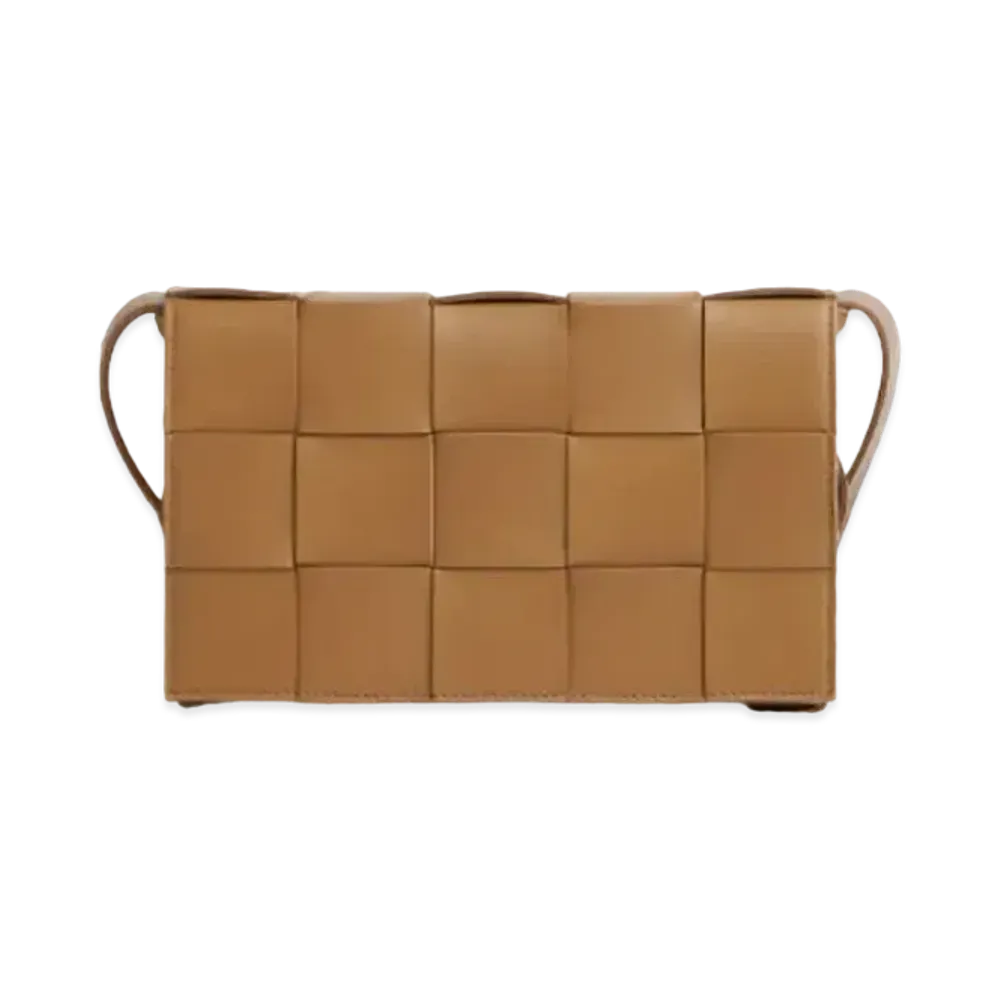 Bottega Veneta Cassette Shoulder Bag "Caramel"