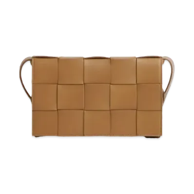 Bottega Veneta Cassette Shoulder Bag "Caramel"