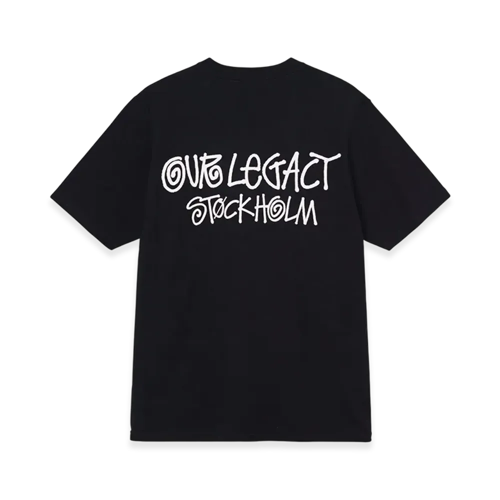 Stussy x Our Legacy x Denim Tears Stockholm Tee "Black"