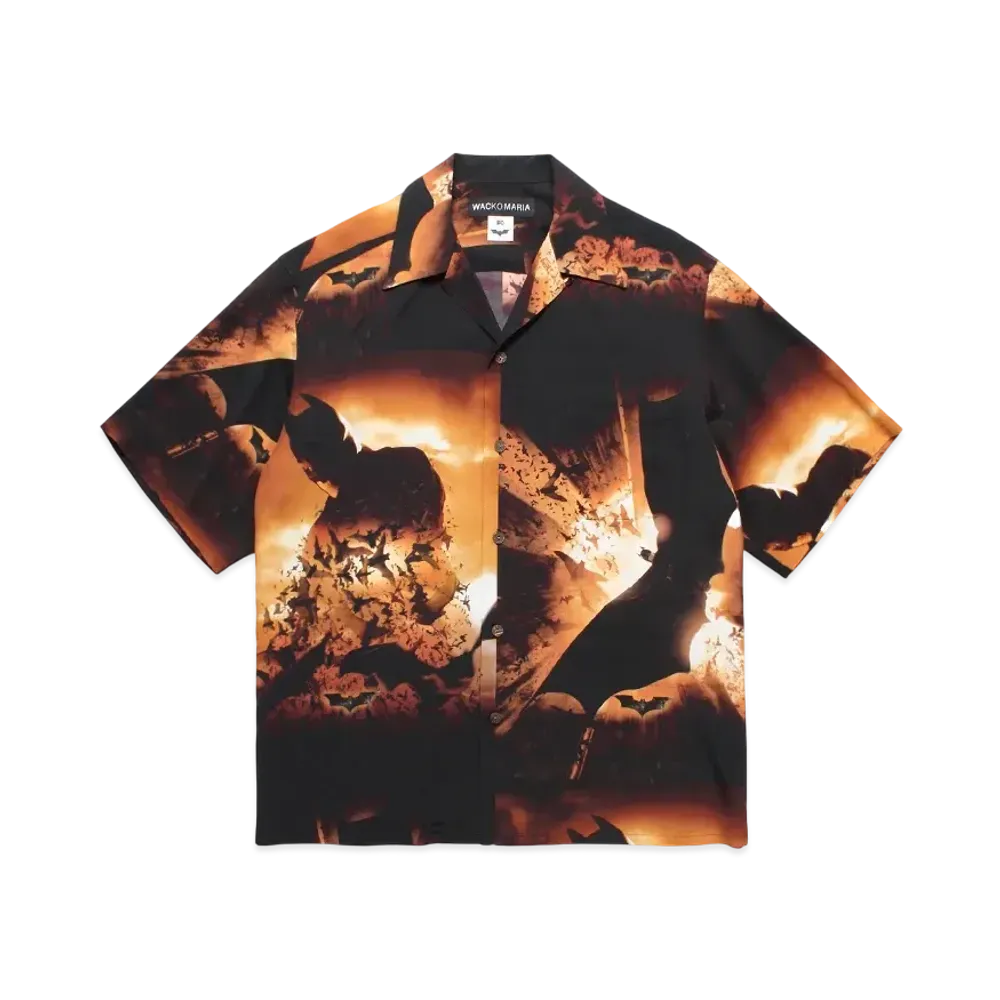 WACKO MARIA x The Dark Knight Trilogy / Hawaiian Shirt "Orange"