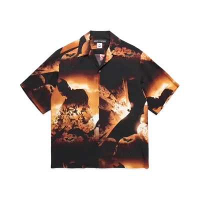 WACKO MARIA x The Dark Knight Trilogy / Hawaiian Shirt "Orange"