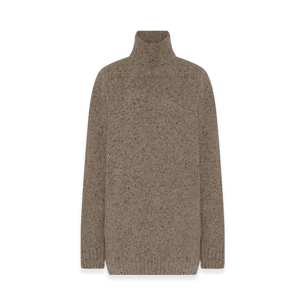 The Row Women's Mirai Cashmere Turtleneck "Sepia"