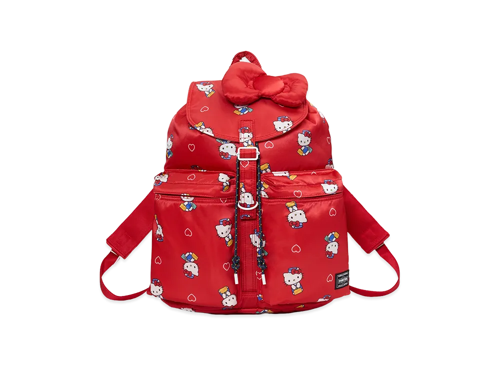 PORTER x HELLO KITTY Rucksack "Red"