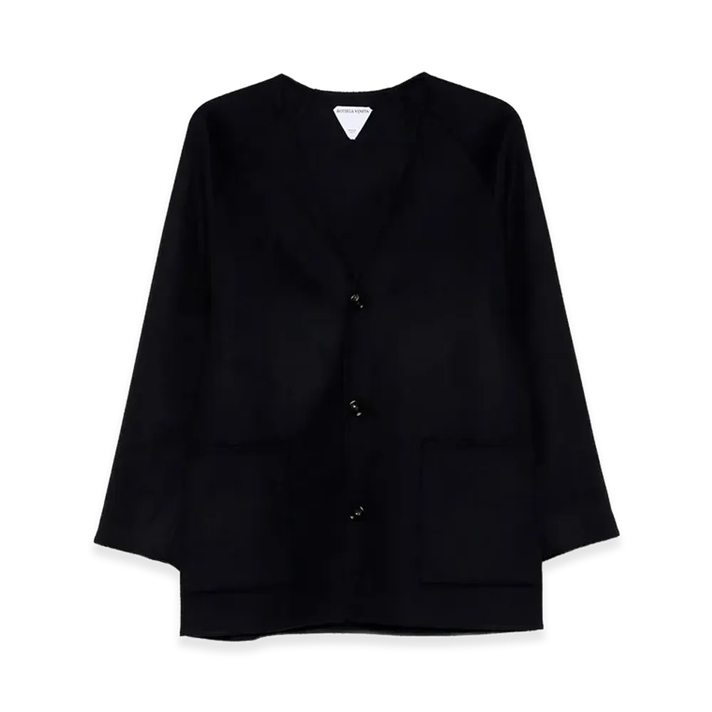 Bottega Veneta Women's Wool Blend Cardigan "Black"