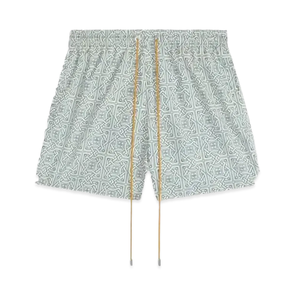 RHUDE Cravat Swim Trunks "Teal"