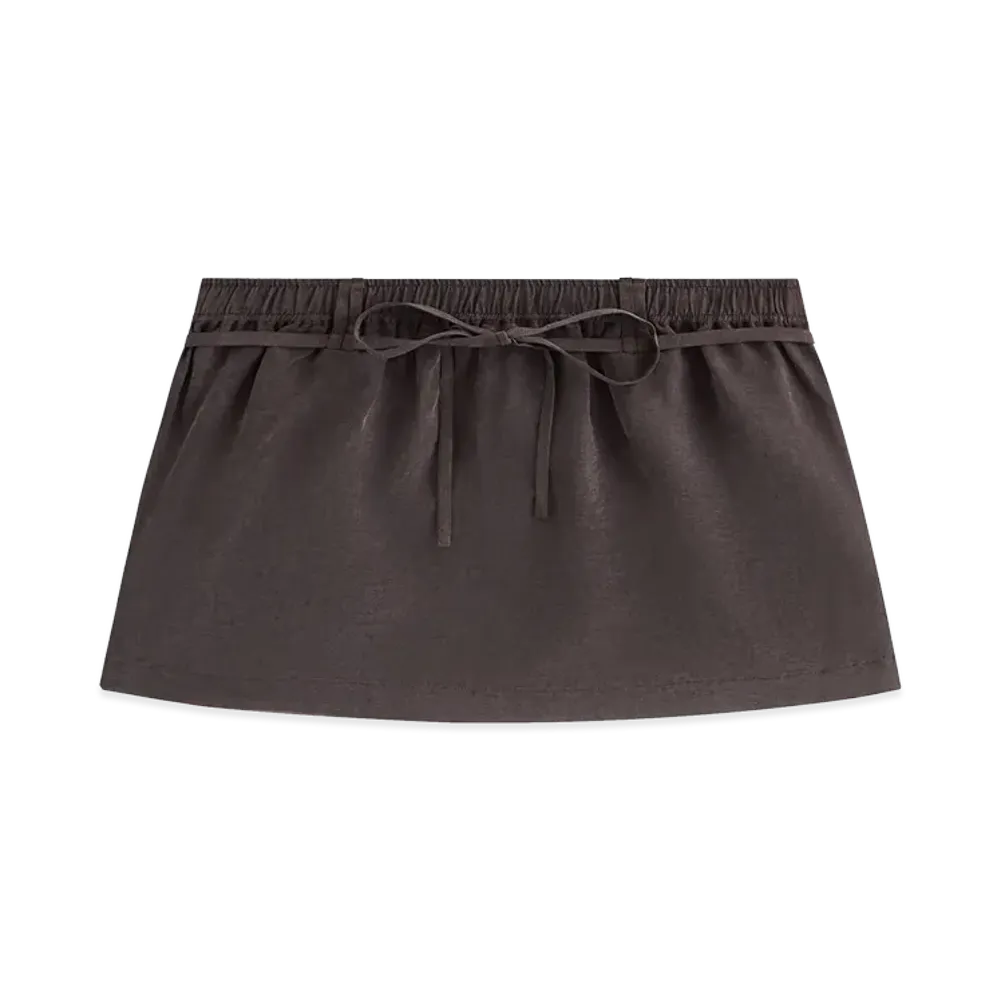 Kith Women's Maliha Tie Mini Skort "Kindling"