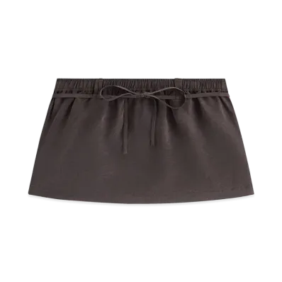 Kith Women's Maliha Tie Mini Skort "Kindling"