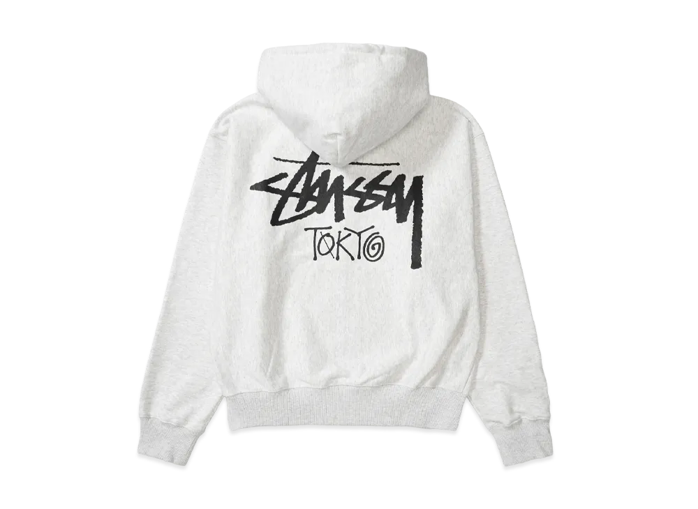 Stussy Tokyo Exclusive Zip Hoodie (2025) 25S3973987/25F3973987 "Ash Grey"