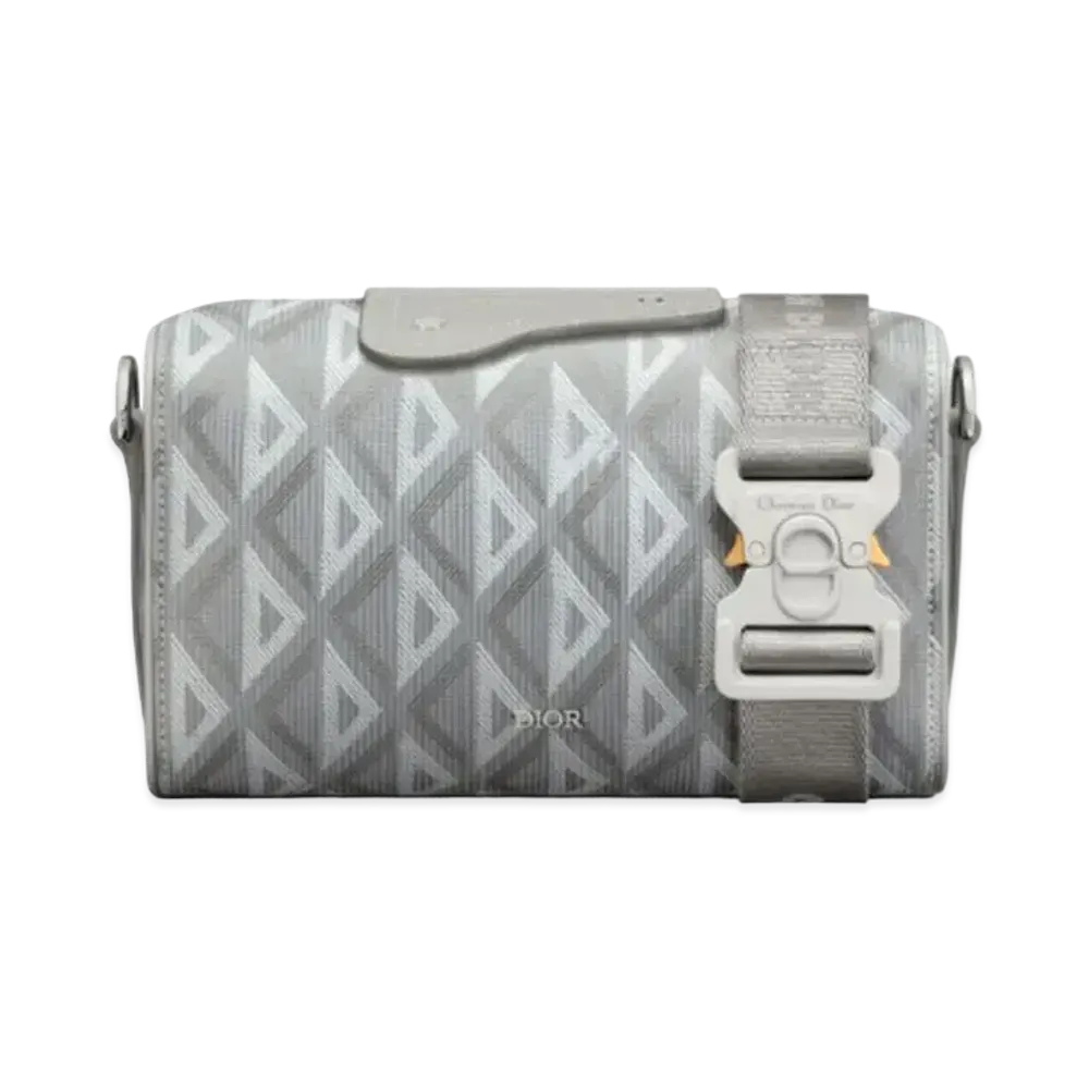 Dior Lingot 22 Bag CD Diamond Canvas "Gray"