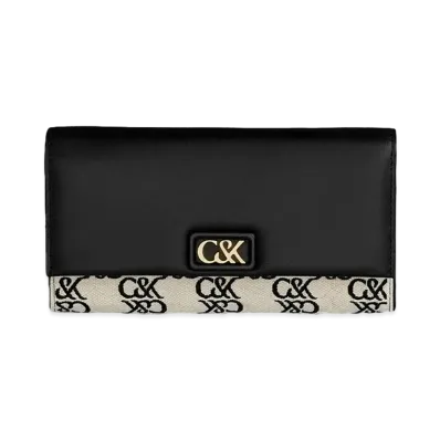 CHARLES & KEITH Initial Leather And Canvas Chain Strap "Multi"