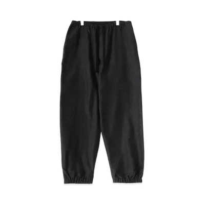 COMOLI Cashmere Silk Drawstring Pants "Charcoal"