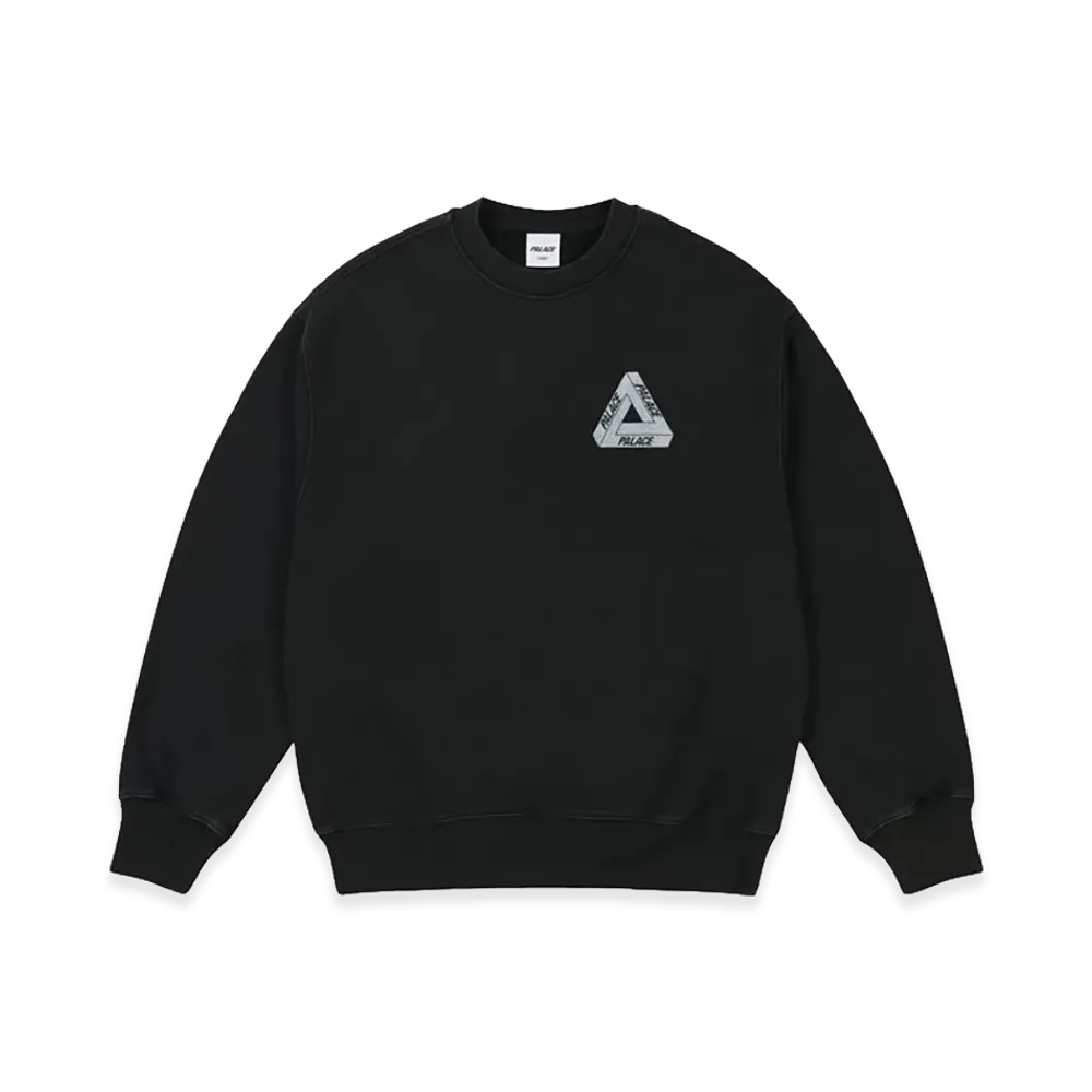 PALACE Pigment Tri Crew "Black"