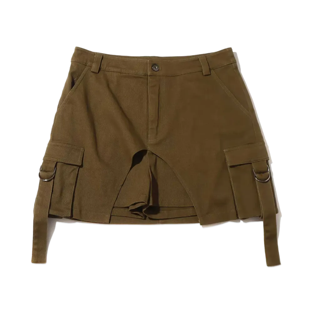 atmos pink Design Cargo Culottes "Khaki"
