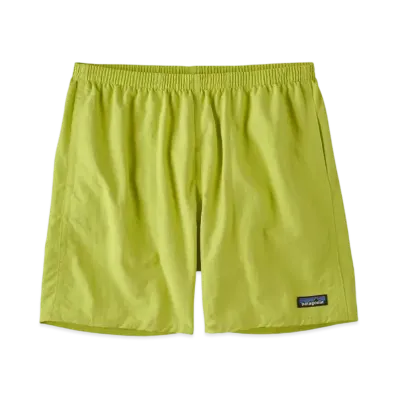 Patagonia Men's Baggies Short 5 Inch "Phosphorus Green"