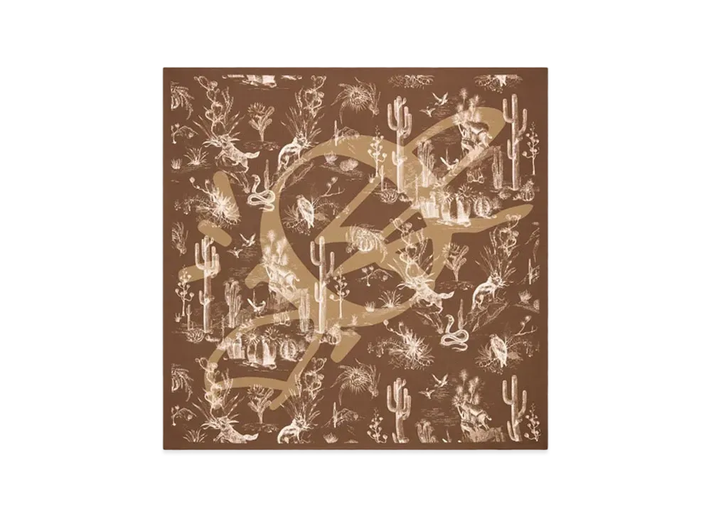 Dior x Cactus Jack Bandana "Coffee Brown"