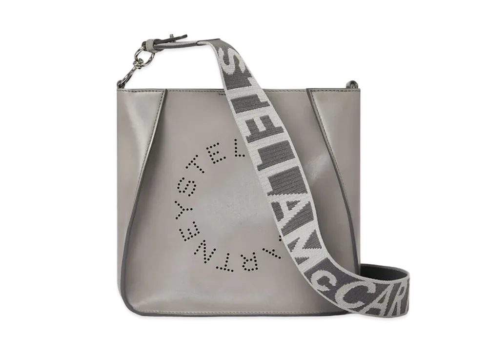 Stella McCartney Stella Logo Shoulder Bag "Smoke"