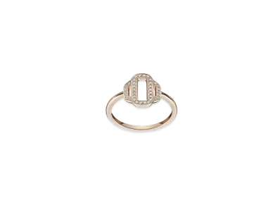 Hermes Attelage D'Or Ring TPM "Pink Gold"