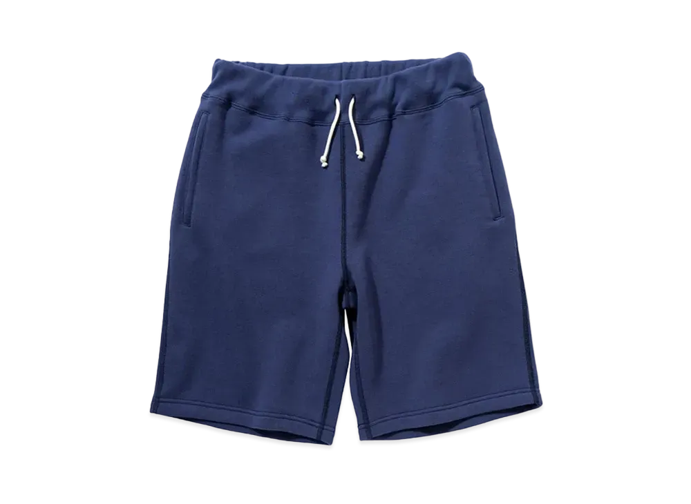 THE REAL McCOY'S 9oz. LOOPWHEEL SWEATSHORTS "Navy"