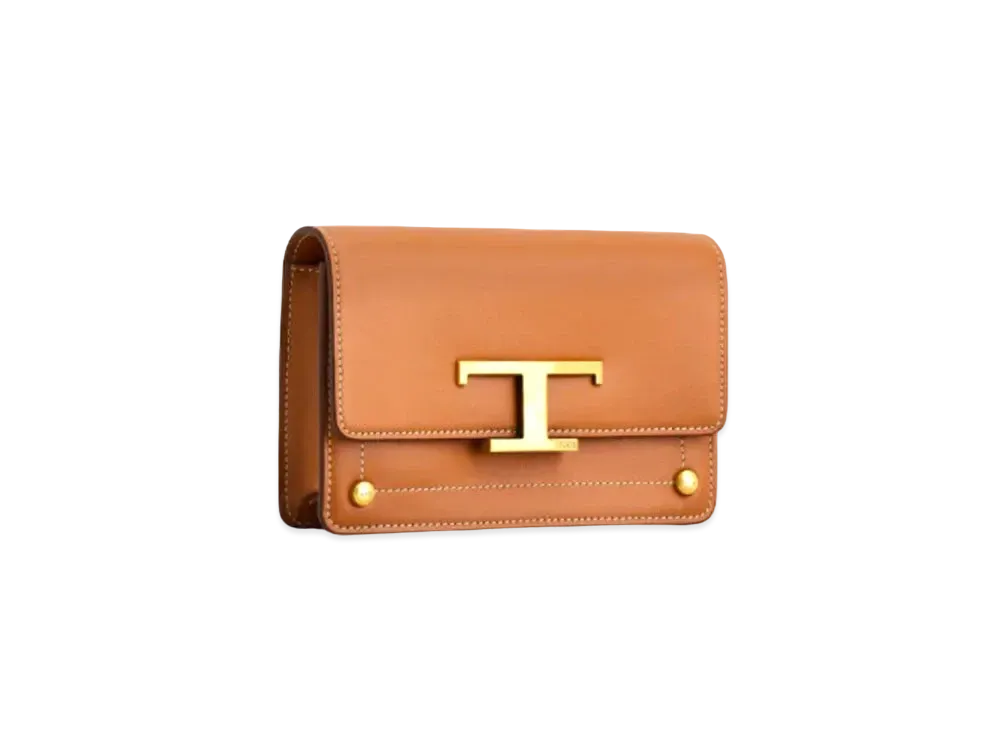 TOD'S T Timeless Belt Bag Micro "Brown"