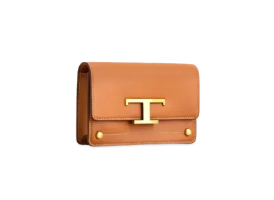 TOD'S T Timeless Belt Bag Micro "Brown"