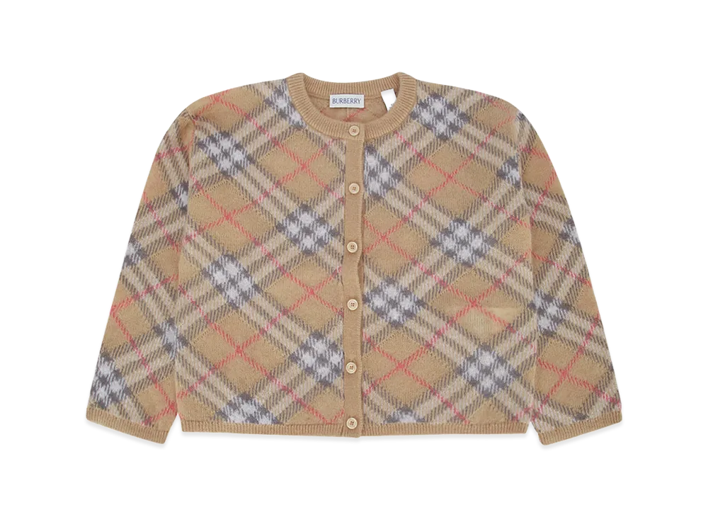 Burberry Kids Kg5 Bethane Spkl Chk "Beige"