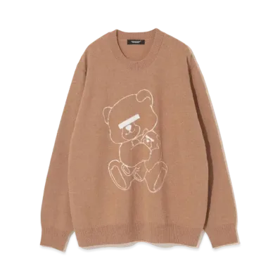 UNDERCOVER Wool Knit Pullover "Beige"