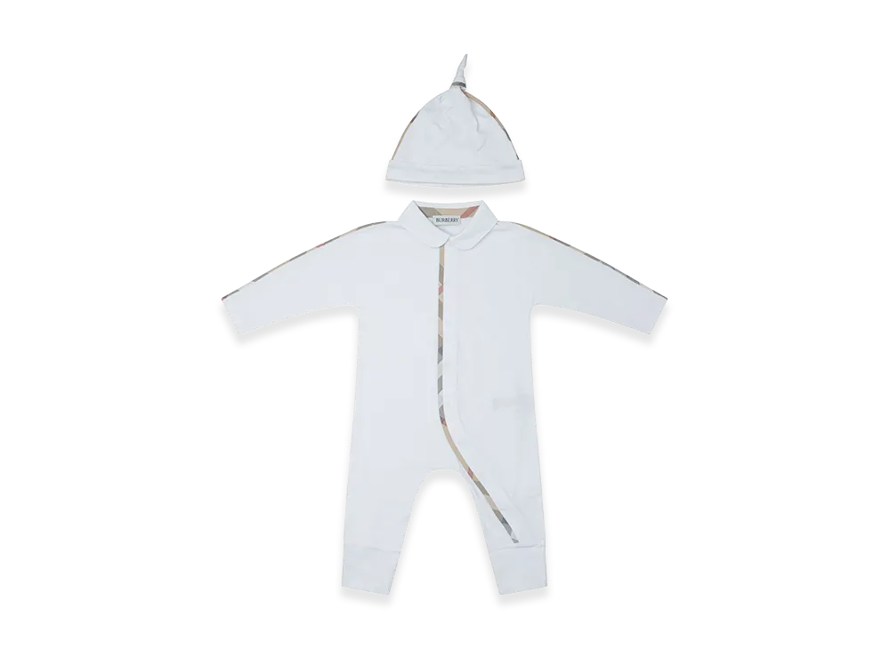 Burberry Kids hamilton Baby Set "White"