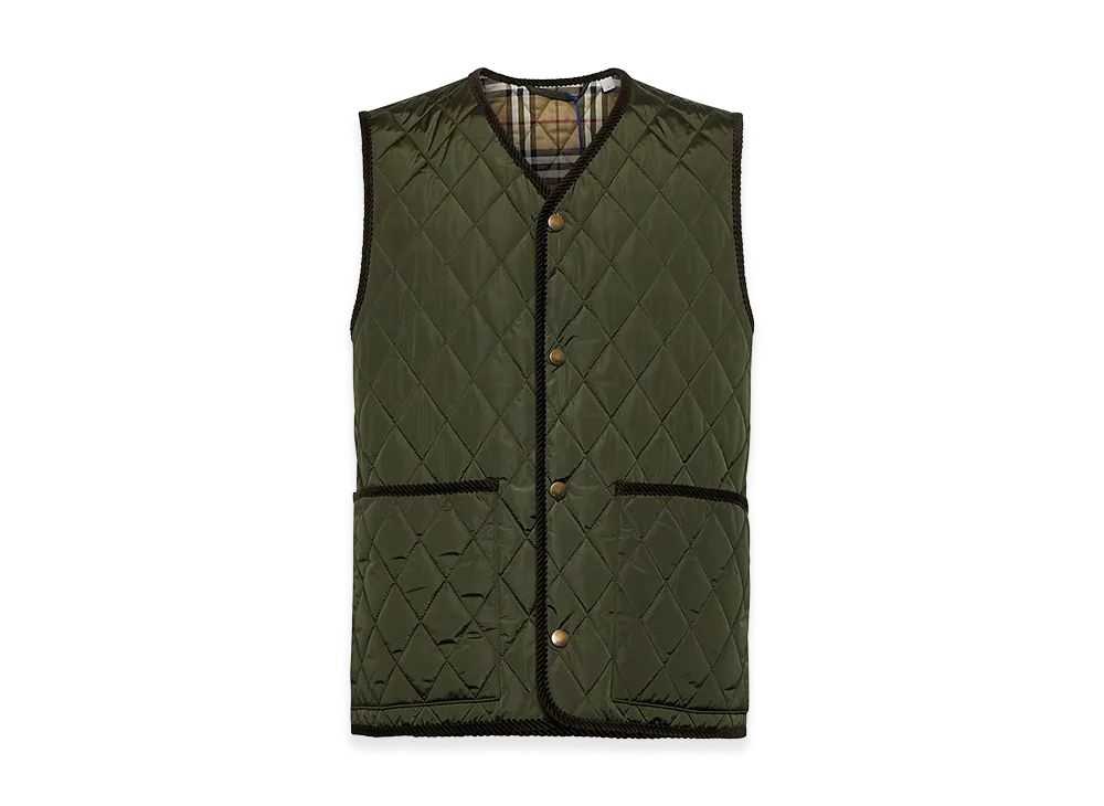 Burberry Quilted Vest "Green"