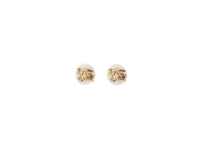Burberry EKD Sphere Pearl Stud Earrings "Gold/Pearl"