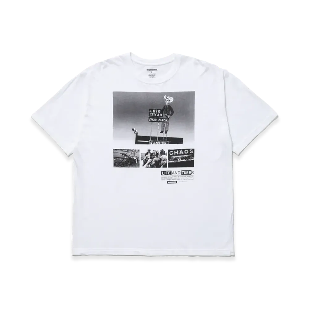NEIGHBORHOOD x Osamu Nagahama . Tee SS-4 "White"