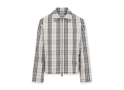 Burberry Full Zip Over Jacket "Checked"