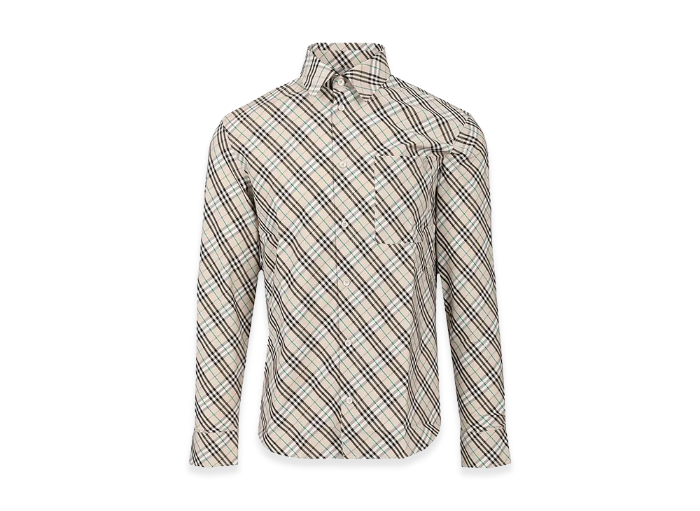 Burberry Check Cotton Shirt "Checked"
