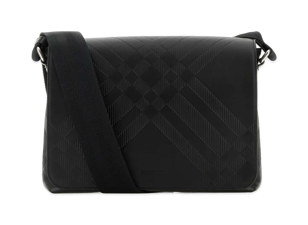 Burberry Leather Crossbody Bag "Black"