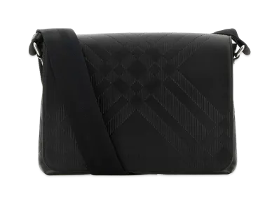 Burberry Leather Crossbody Bag "Black"