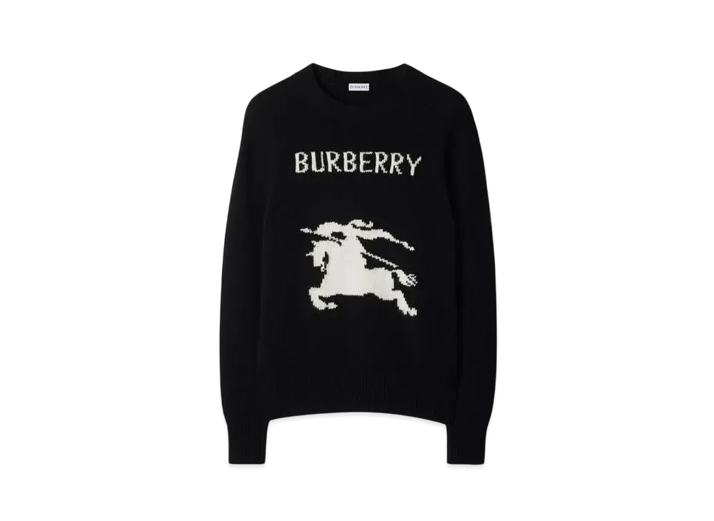 Burberry EKD Wool Cashmere Sweater "Black"