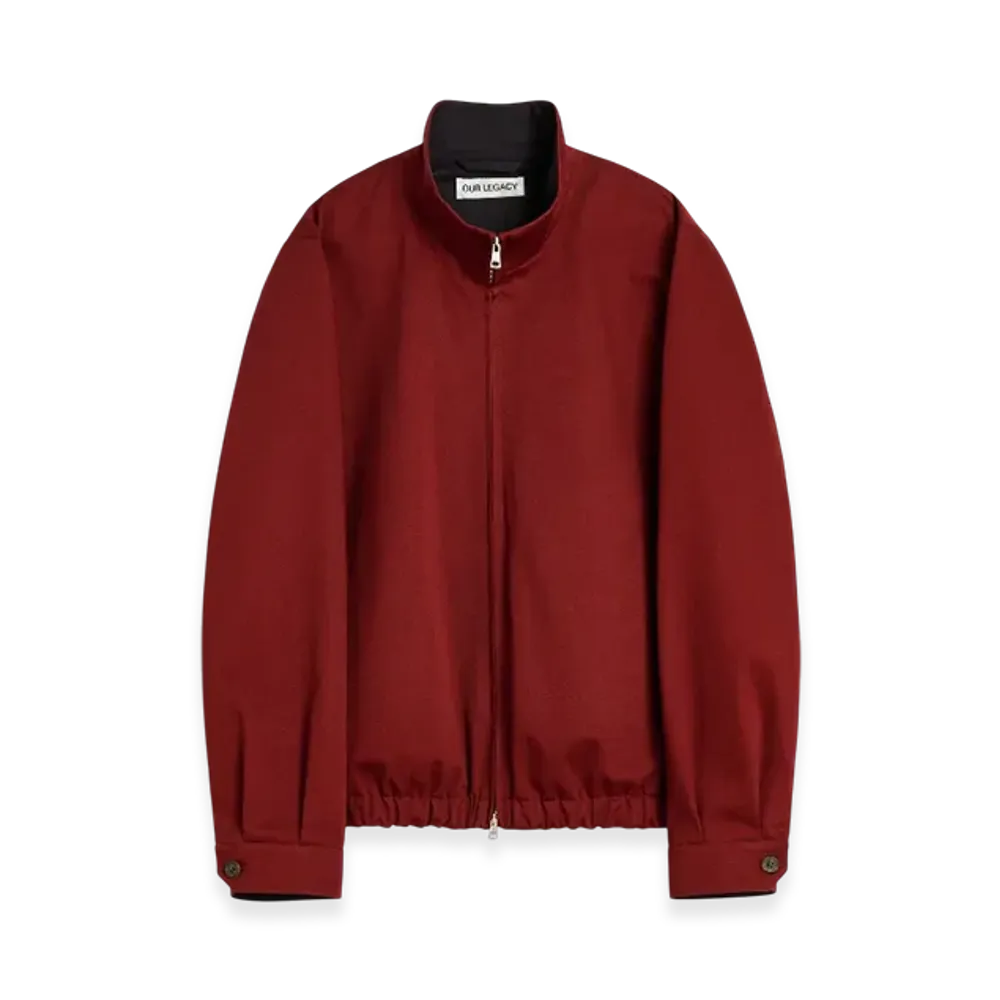 OUR LEGACY Casino Jacket "Profound Red Megatwist Twill"