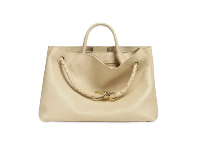 Bottega Veneta Medium Andiamo Calf Leather "Light Butterscotch"