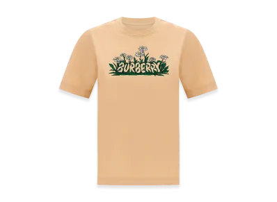Burberry Women's Printed T-Shirt "LIght Beige"