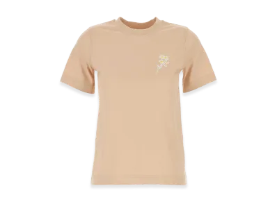 Burberry Women's Peach Cotton T-Shirt "Pink"