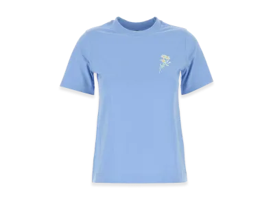 Burberry Women's Cotton T-Shirt "Cerulean Blue"