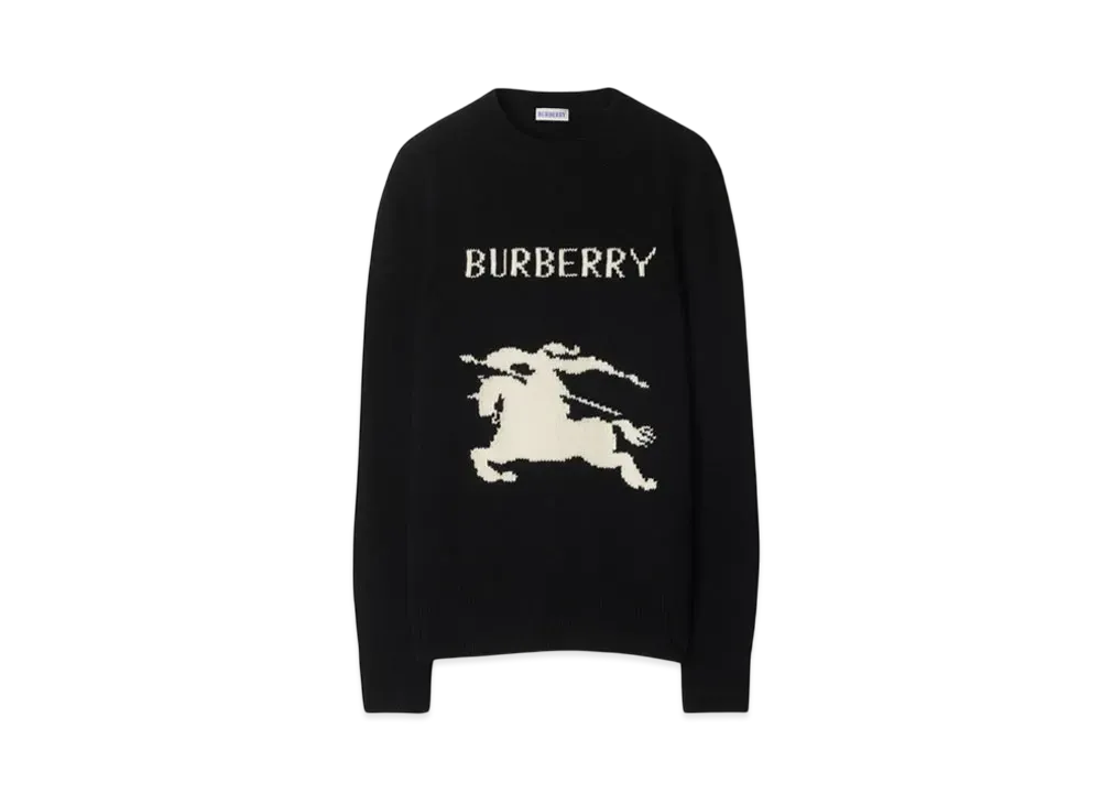 Burberry EKD Wool Cashmere Sweater "Black"