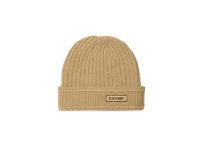 Burberry Logo Wool Beanie "Sand"