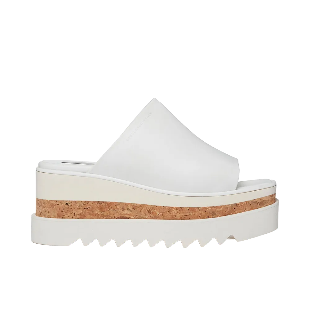STELLA McCARTNEY Women's Sneak Elyse Platform Sandals "Pure White"