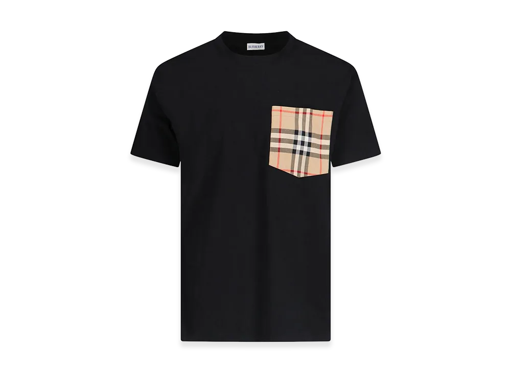 Burberry Women's Cotton Crew Neck T-Shirt "Black"